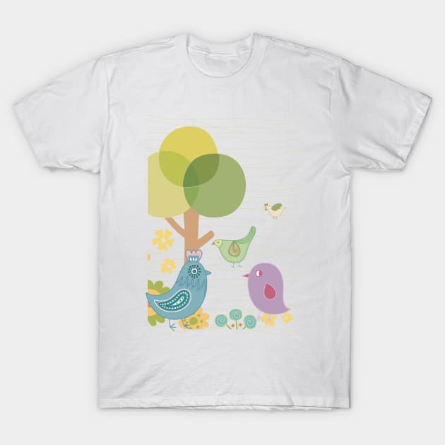 chicken T-Shirt by herbalisme